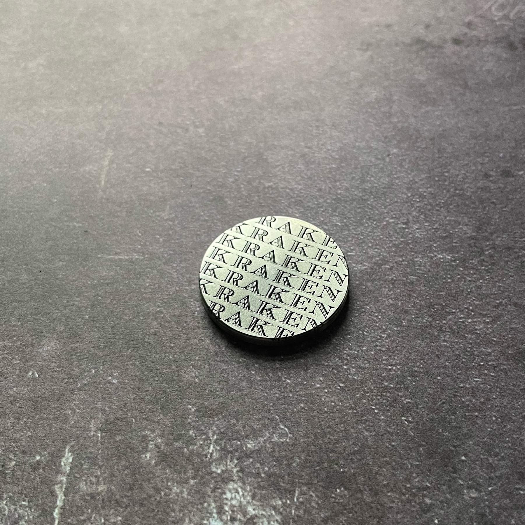 Kraken Crypto Marker - Stainless Steel