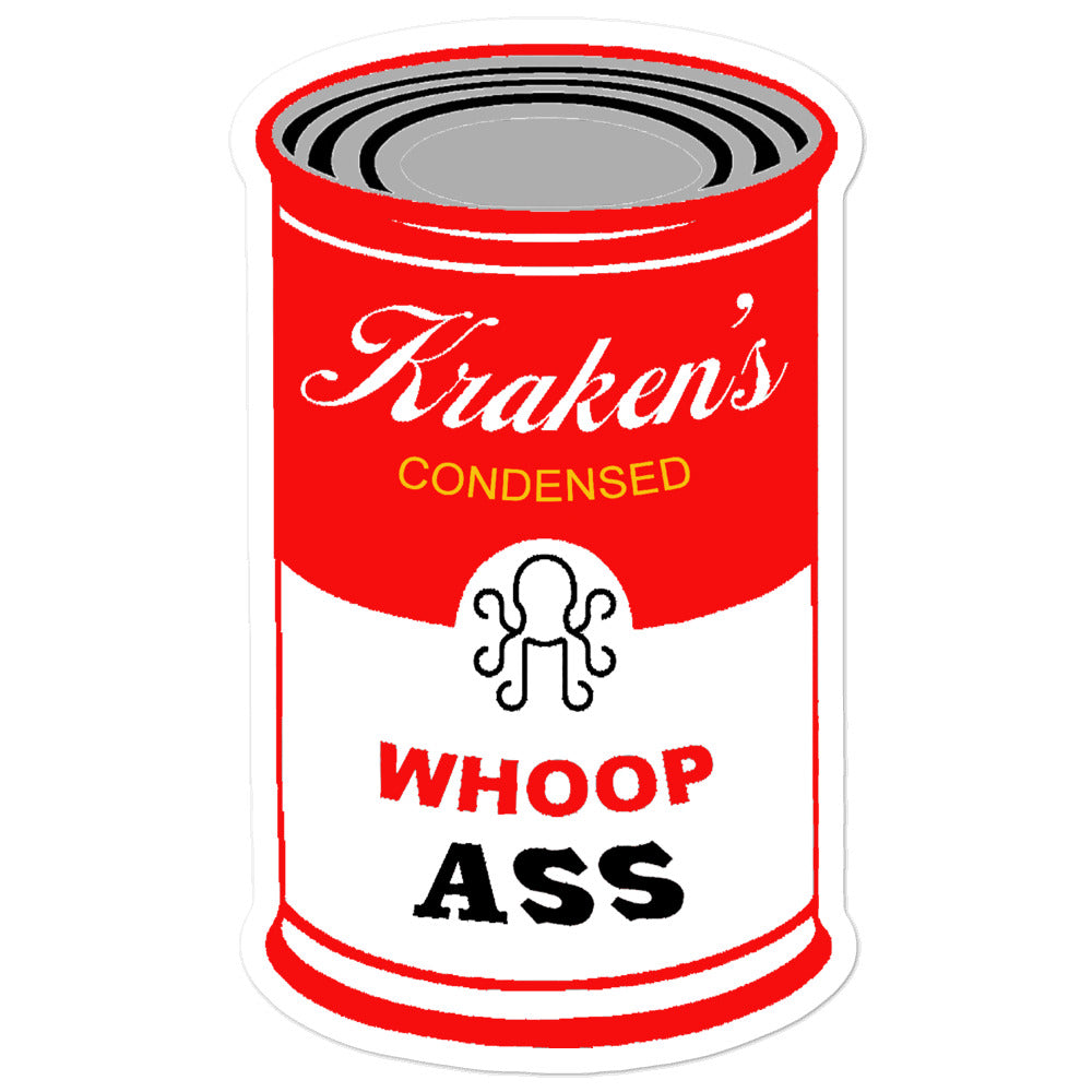 Can of Whoop Ass Sticker